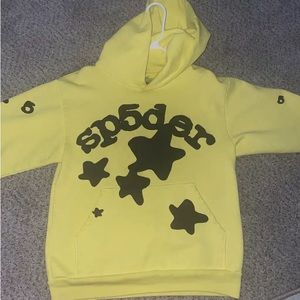 Yellow n Black Sp5der Hoodie